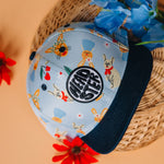 Cherry Bloom Hop Snapback - Crystal cap for babies and kids, product view 6