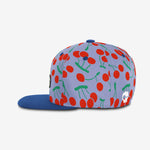 Cherry Temple Snapback cap for babies and kids, product view 3