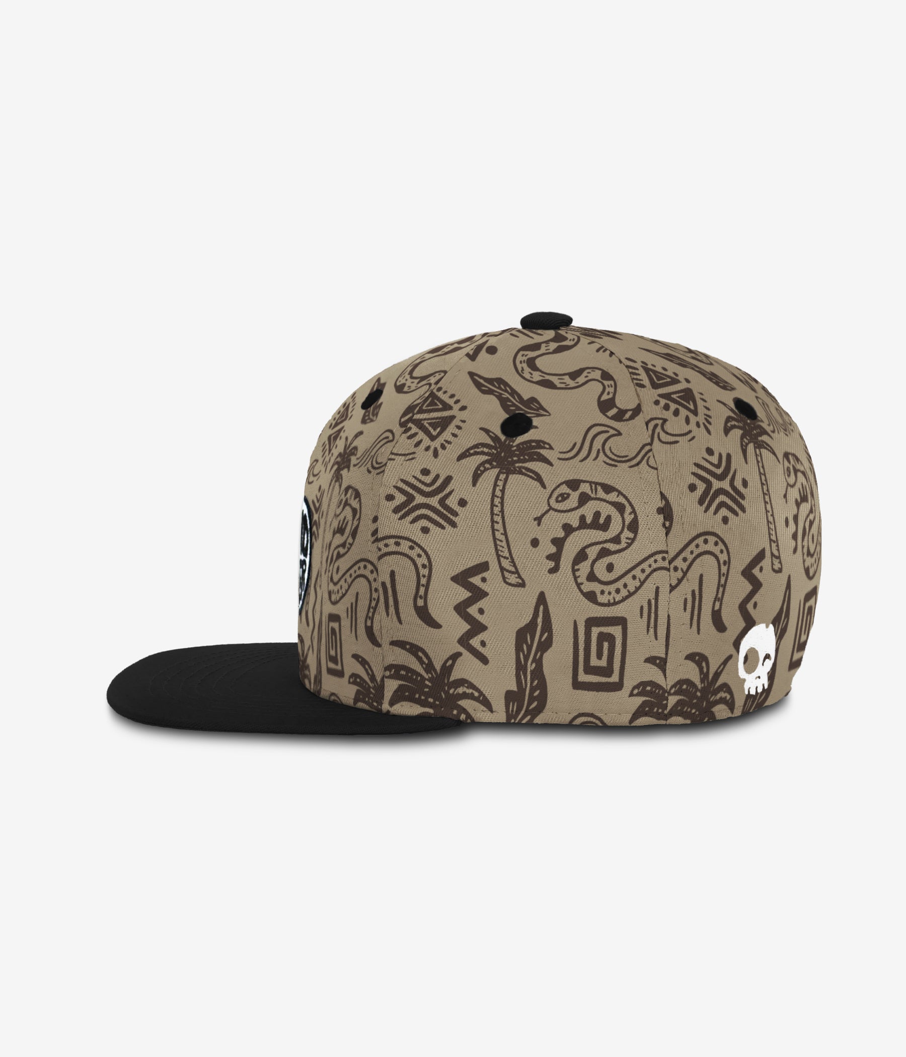 Desert Mirage Snapback - Beige Sand cap for babies and kids, product view 3