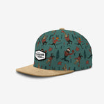 Dodge Deer Snapback - Blue Spruce cap for babies and kids by Headster Kids