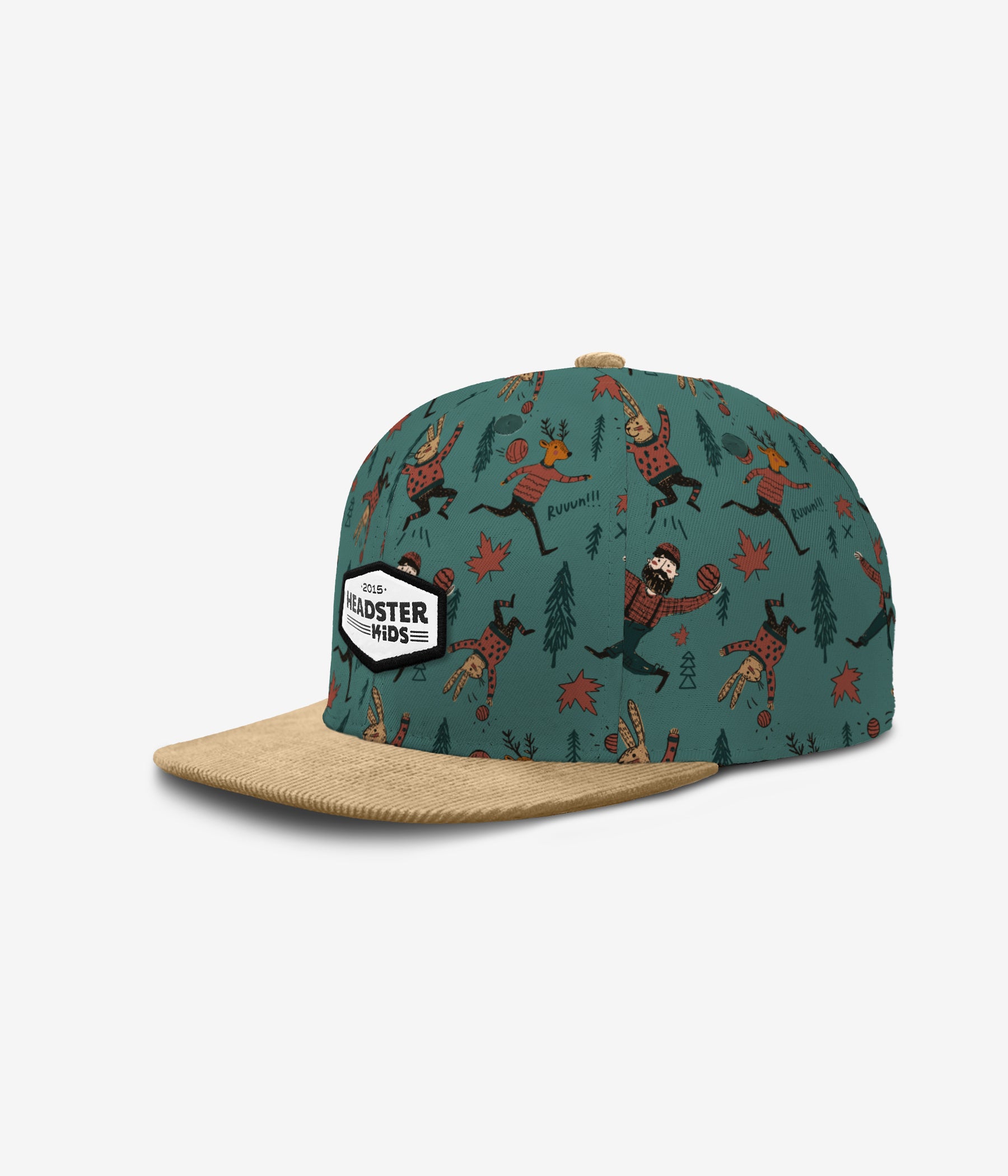 Dodge Deer Snapback - Blue Spruce cap for babies and kids by Headster Kids