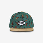 Dodge Deer Snapback - Blue Spruce cap for babies and kids, product view 2