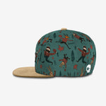 Dodge Deer Snapback - Blue Spruce cap for babies and kids, product view 3