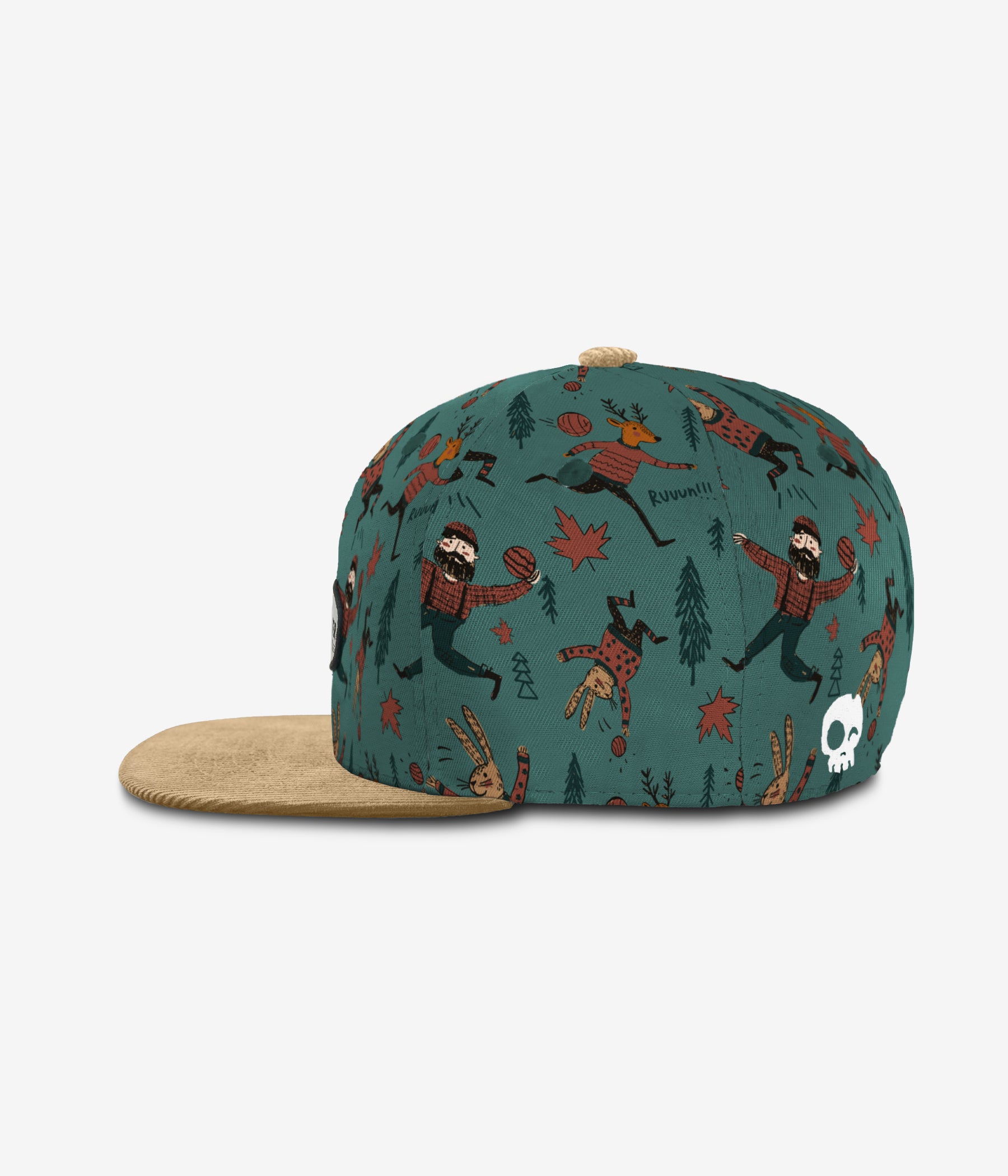 Dodge Deer Snapback - Blue Spruce cap for babies and kids, product view 3