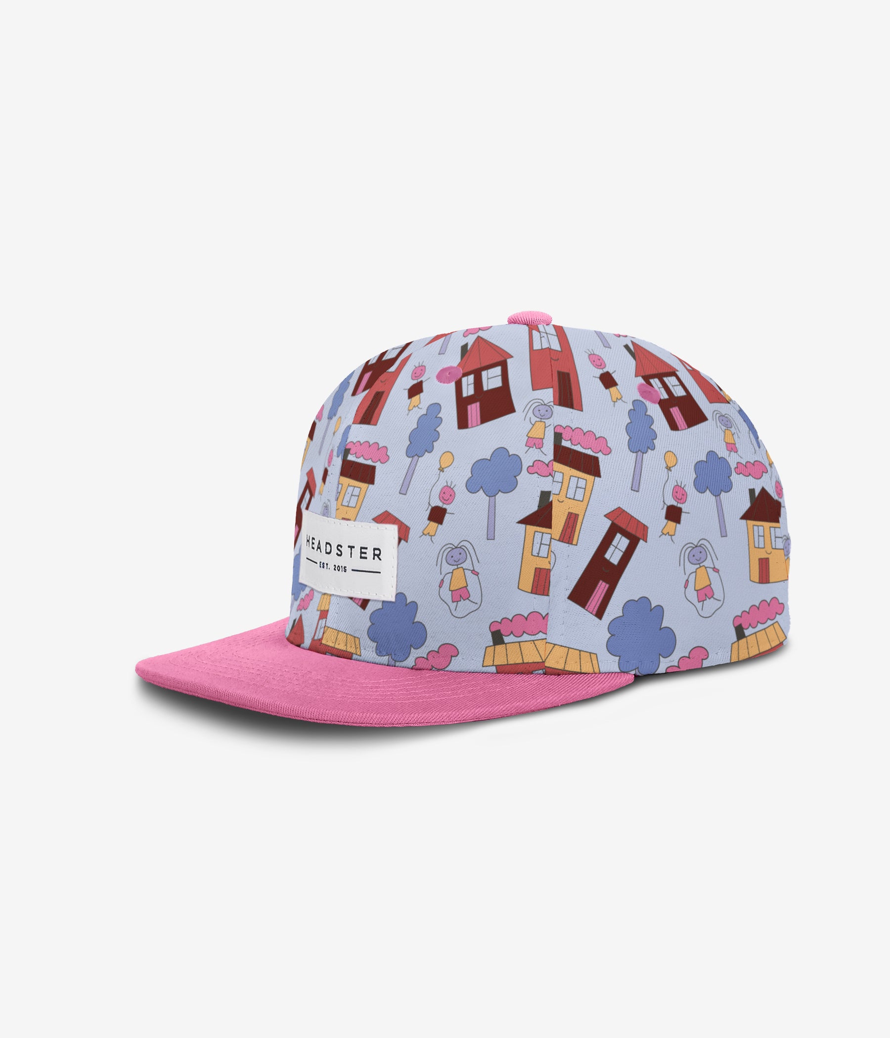 Doodle Town Snapback - Blue Steel cap for babies and kids by Headster Kids