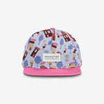 Doodle Town Snapback - Blue Steel cap for babies and kids, product view 2