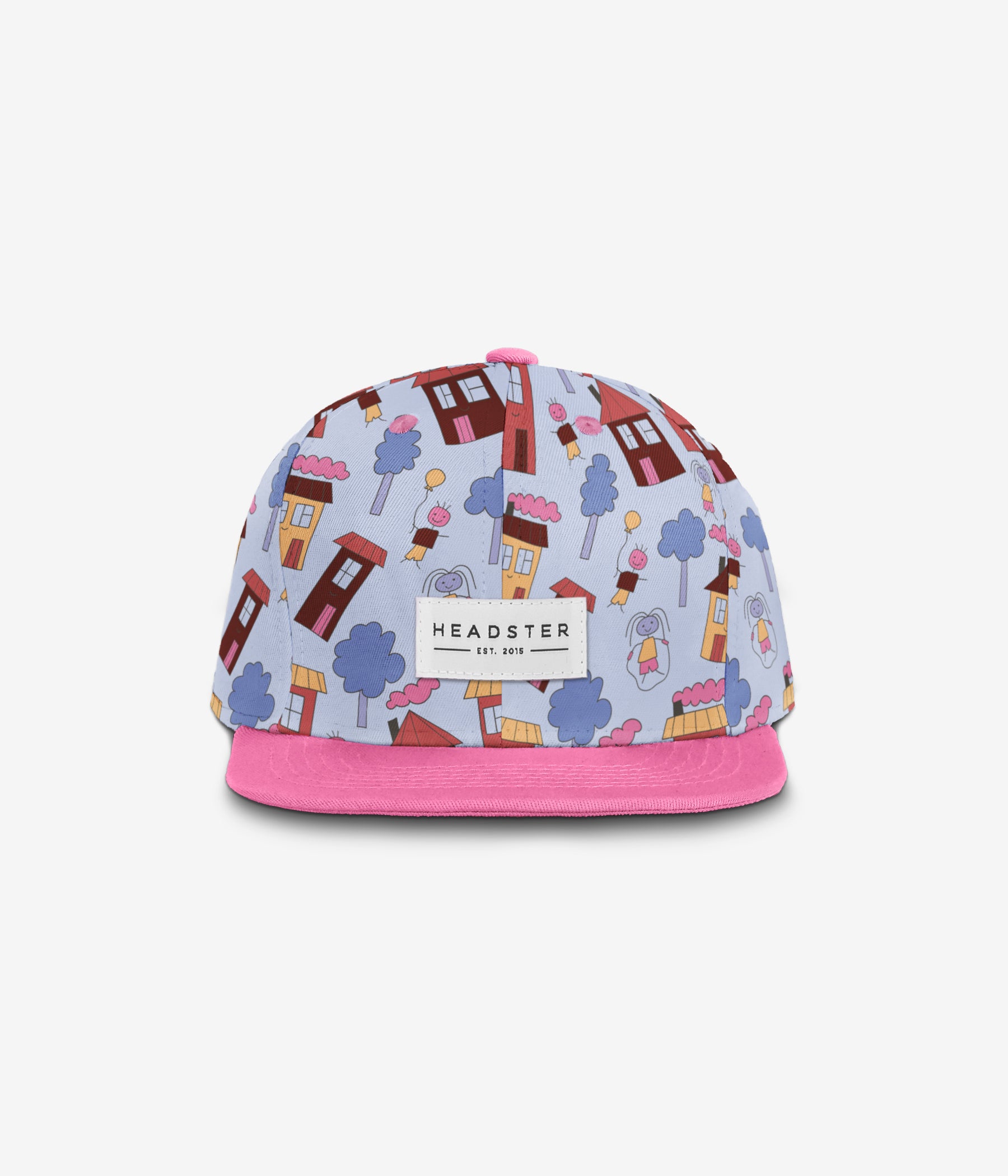 Doodle Town Snapback - Blue Steel cap for babies and kids, product view 2