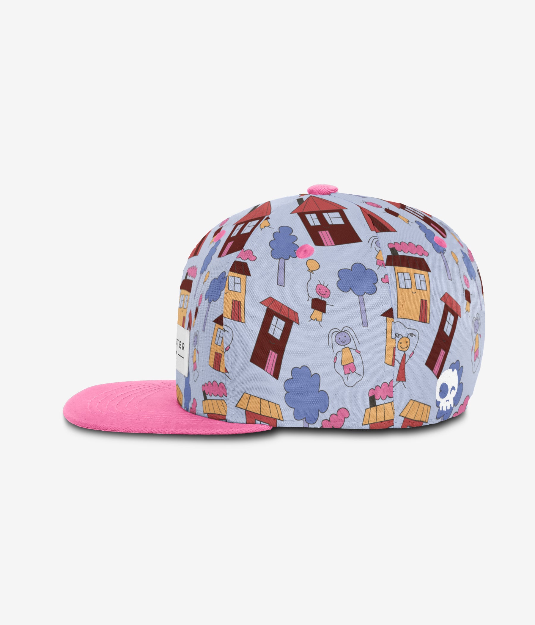 Doodle Town Snapback - Blue Steel cap for babies and kids, product view 3