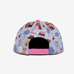 Doodle Town Snapback - Blue Steel cap for babies and kids, product view 4