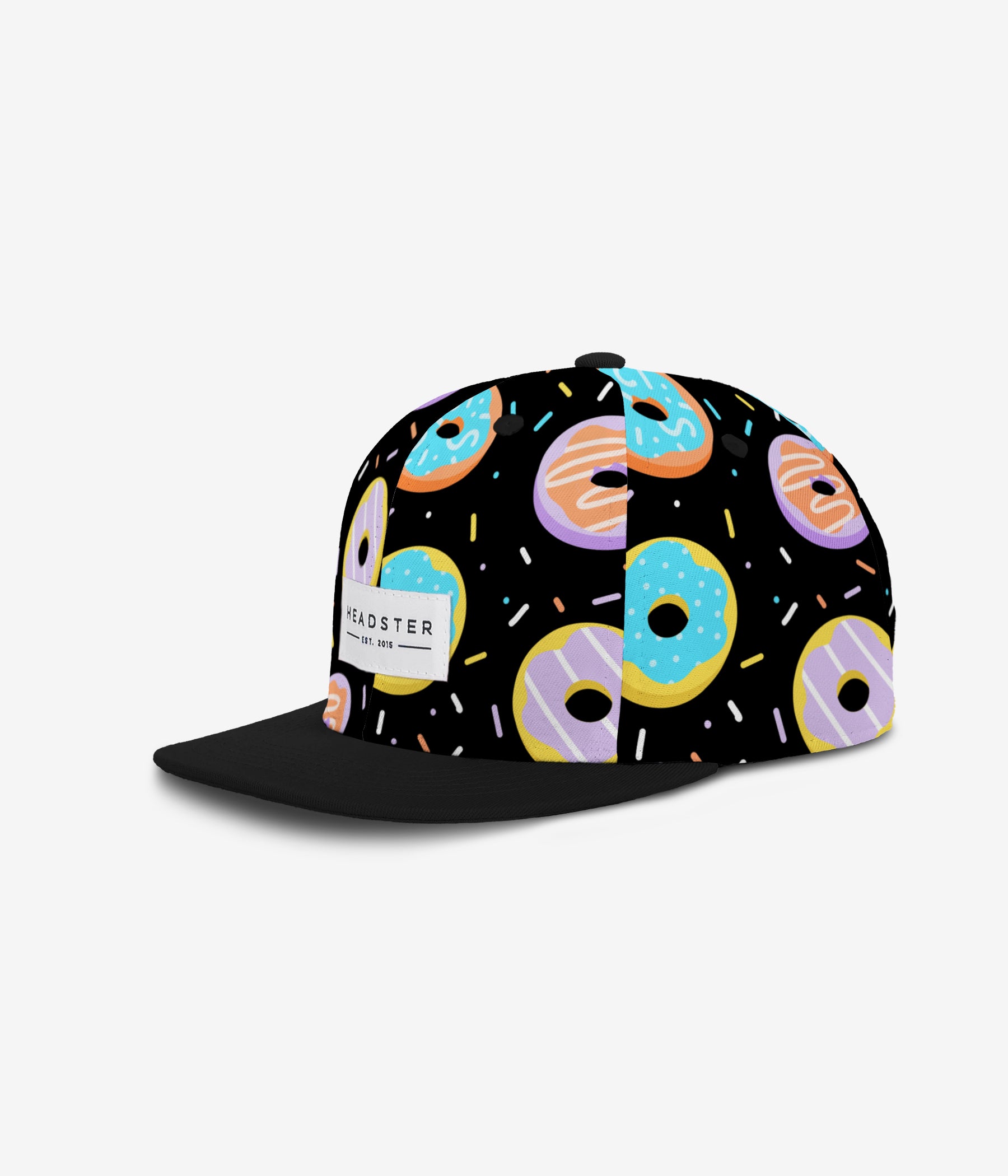 Duh Donut Black cap for babies and kids by Headster Kids