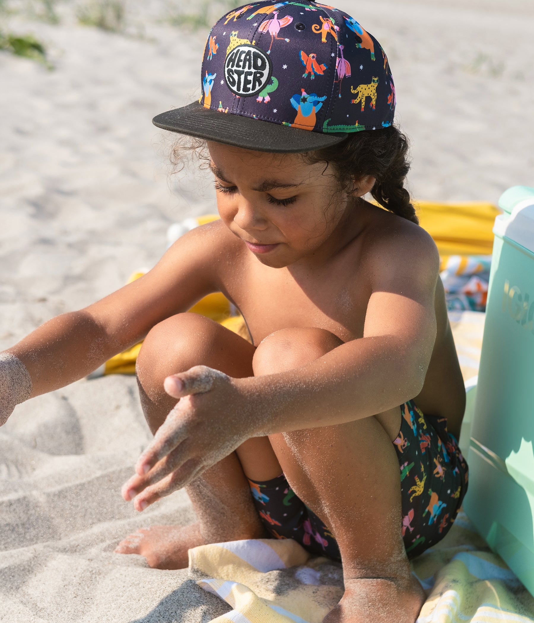 Fauna Fiesta Snapback cap for babies and kids, product view 5