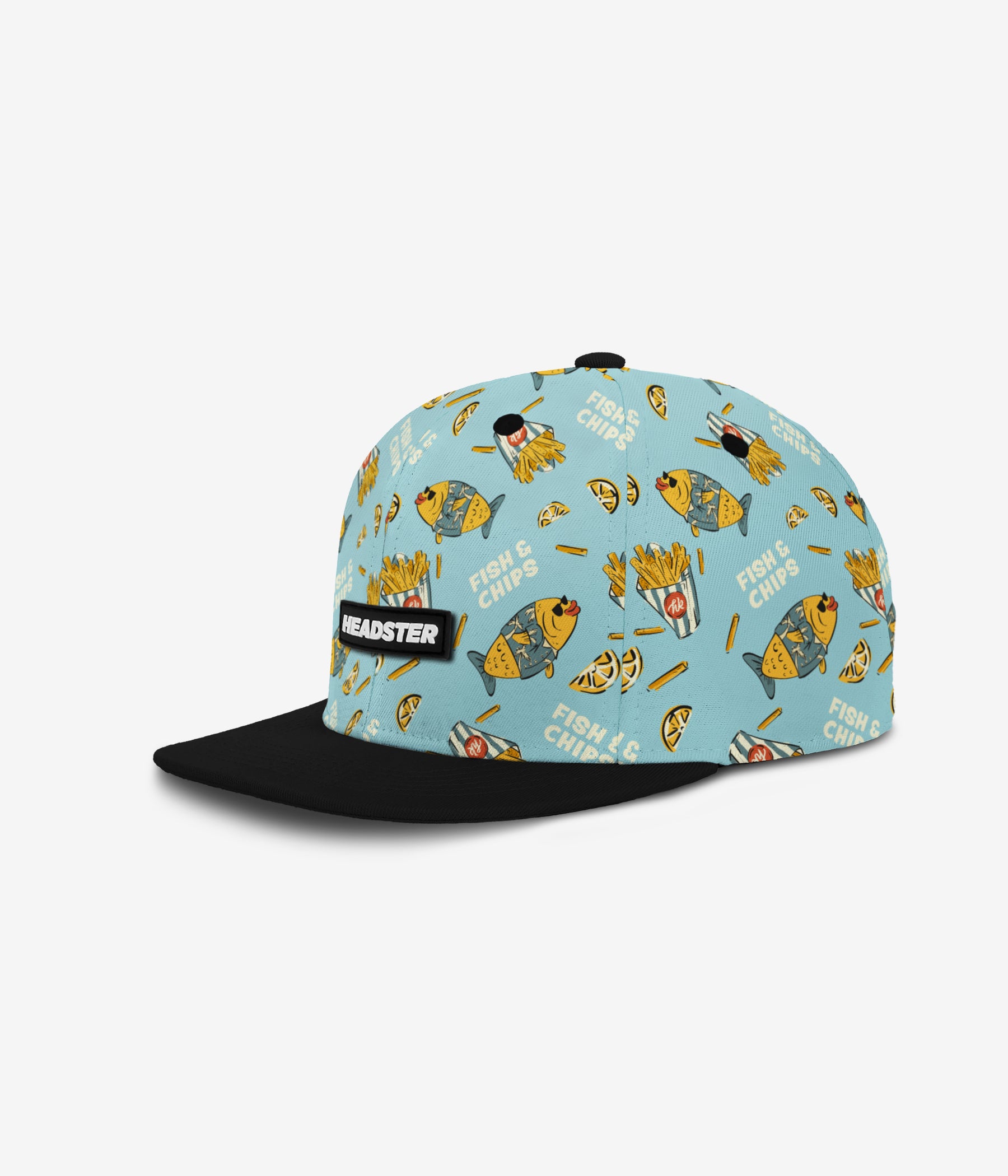 Fish & Chips Snapback - Clearwater cap for babies and kids by Headster Kids