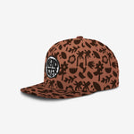 Floral Shadows Snapback - Red Clay cap for babies and kids by Headster Kids