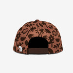 Floral Shadows Snapback - Red Clay cap for babies and kids, product view 4