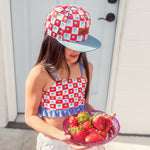 Flower Trails Snapback cap for babies and kids, product view 4