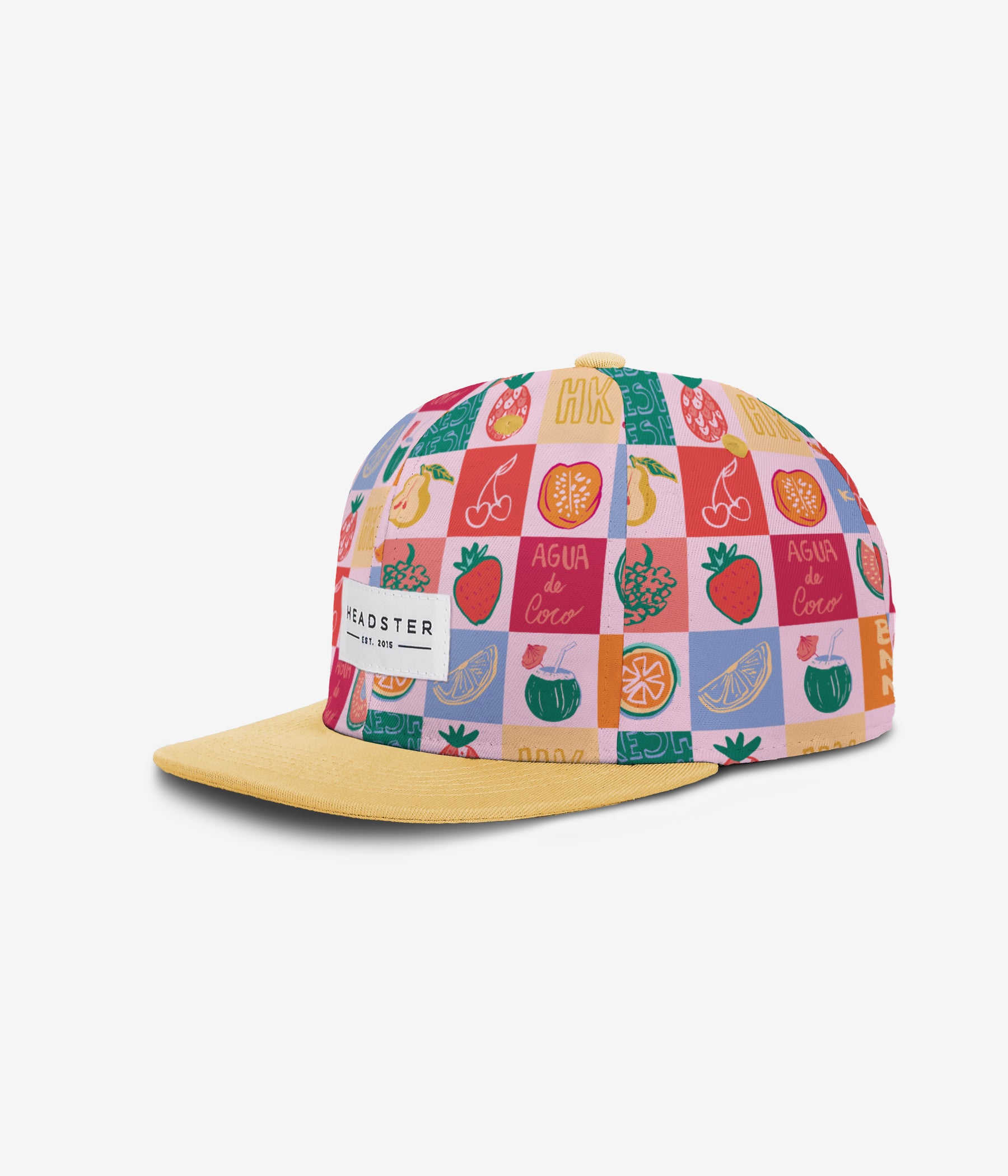 Fruity Fiesta Snapback - Soft Pink cap for babies and kids by Headster Kids
