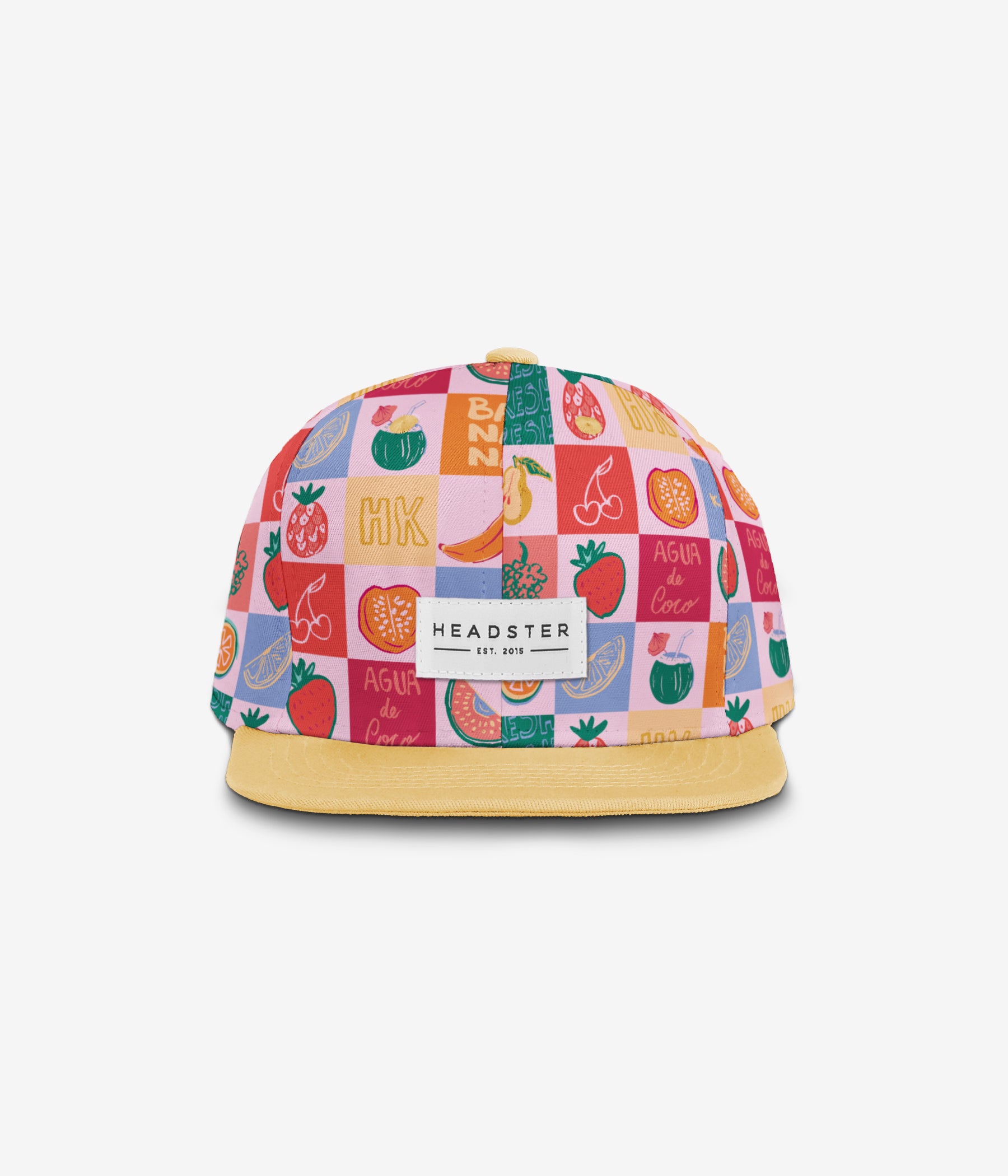 Fruity Fiesta Snapback - Soft Pink cap for babies and kids, product view 2