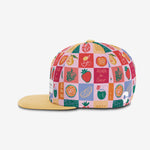 Fruity Fiesta Snapback - Soft Pink cap for babies and kids, product view 3