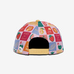 Fruity Fiesta Snapback - Soft Pink cap for babies and kids, product view 4