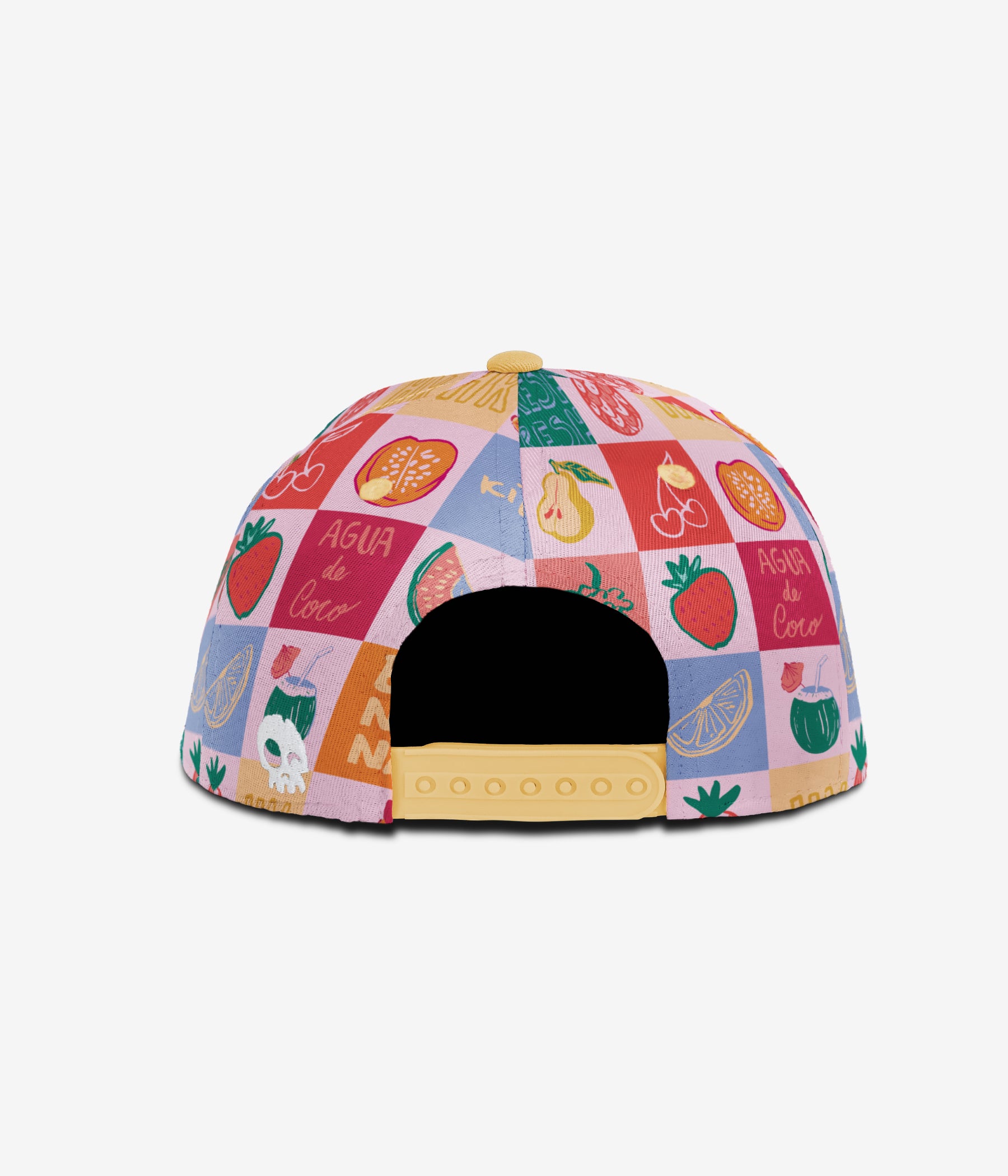 Fruity Fiesta Snapback - Soft Pink cap for babies and kids, product view 4