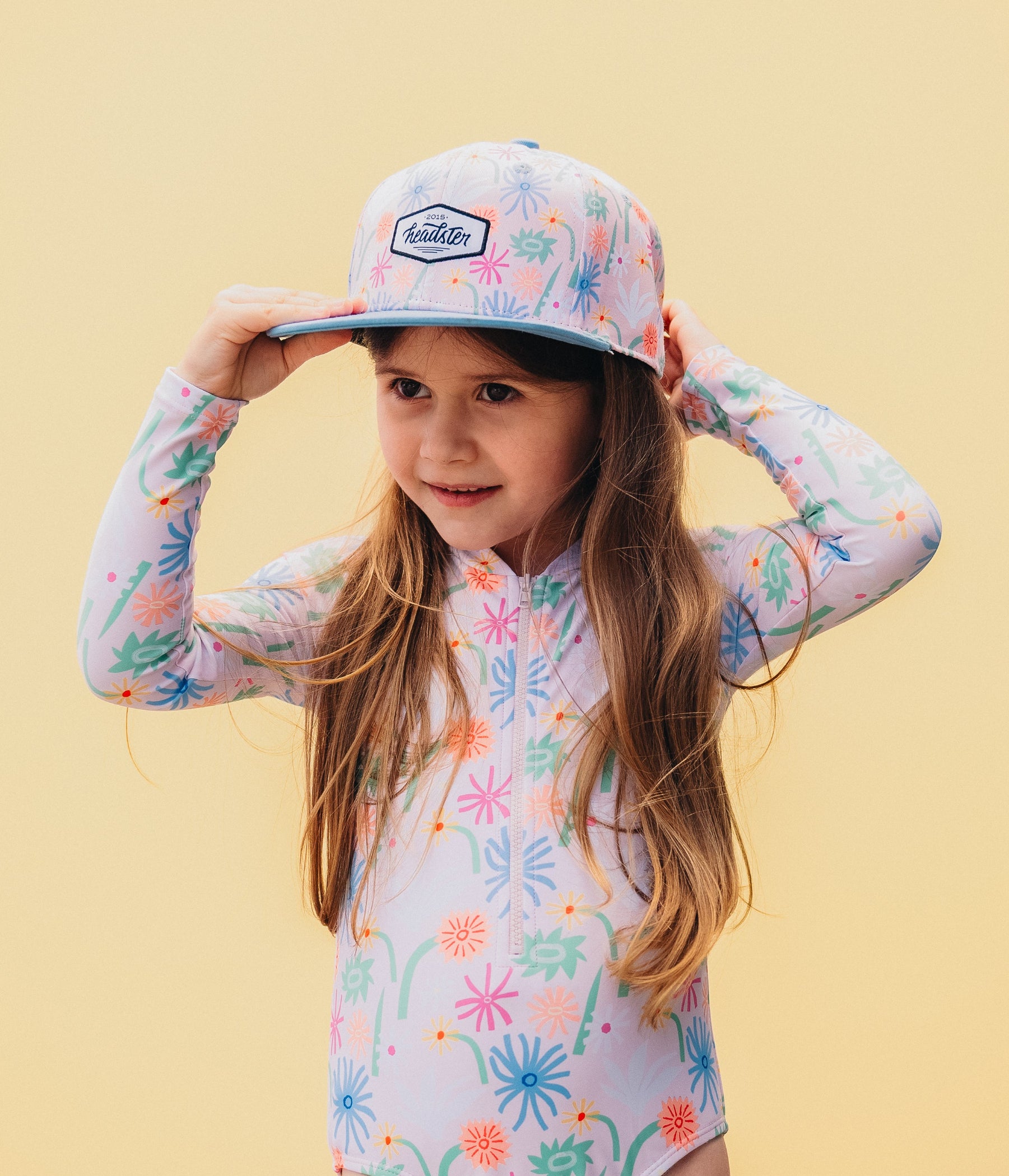 Garden Groove Snapback - Mary's Rose cap for babies and kids, product view 5