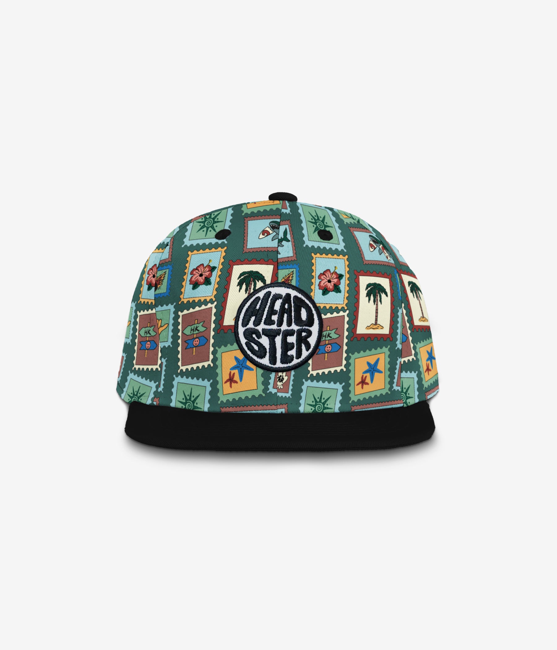 Globetrotter Snapback - Pine Tree cap for babies and kids, product view 2