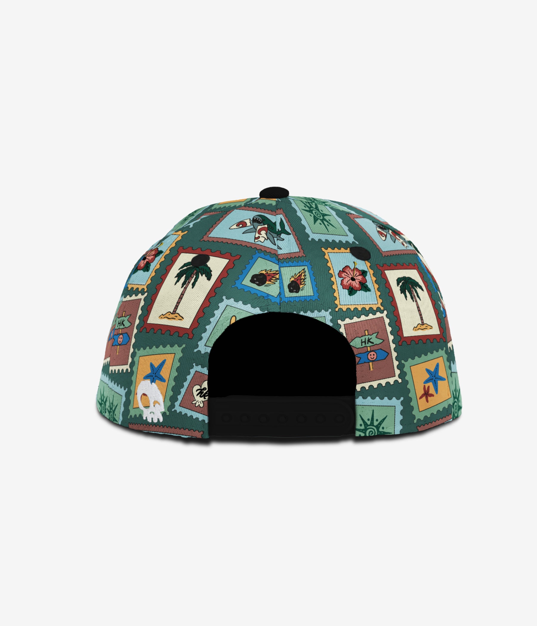 Globetrotter Snapback - Pine Tree cap for babies and kids, product view 4