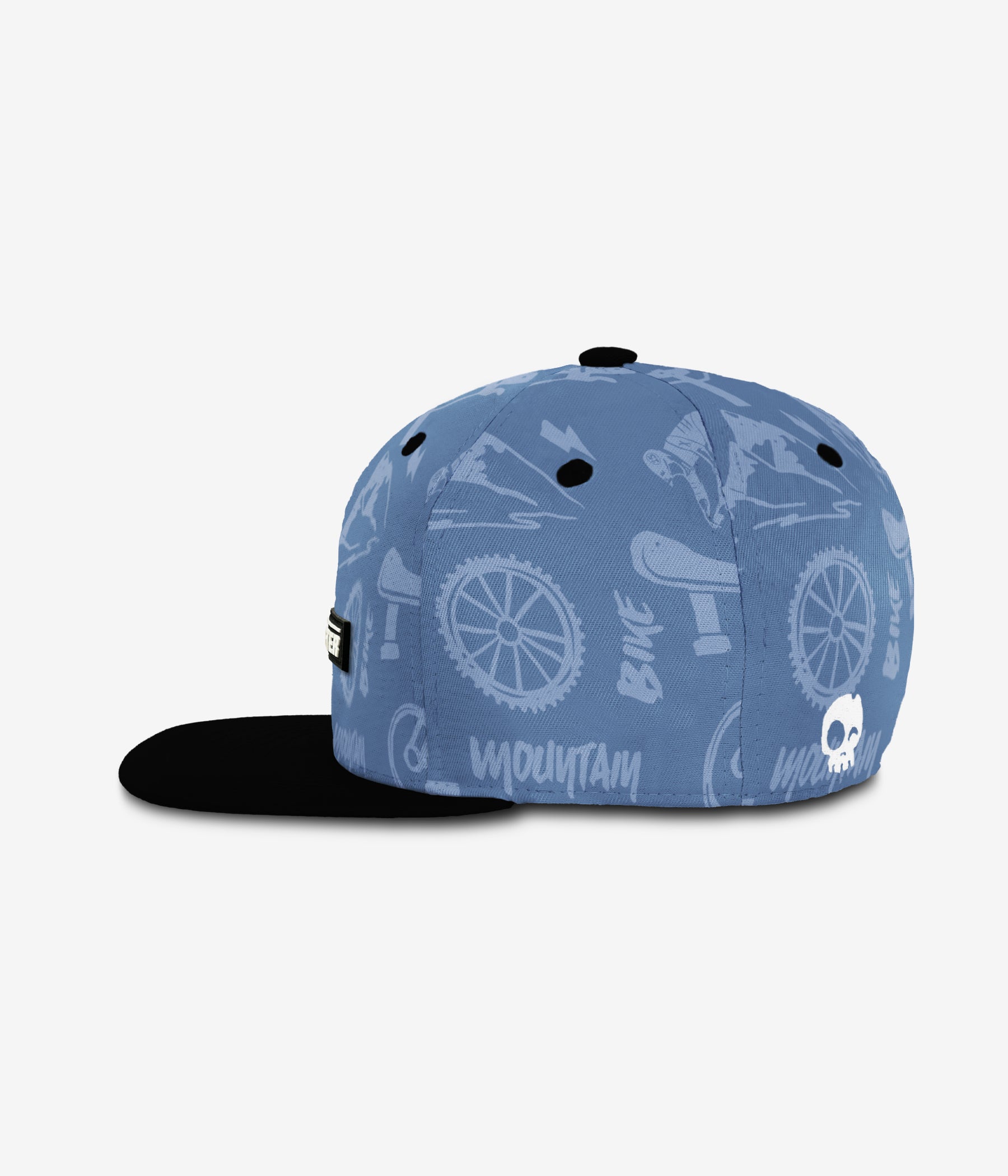 Gnarly Ride Snapback - Blue Fog cap for babies and kids, product view 3