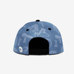 Gnarly Ride Snapback - Blue Fog cap for babies and kids, product view 4