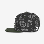 Gnarly Ride Snapback cap for babies and kids, product view 3