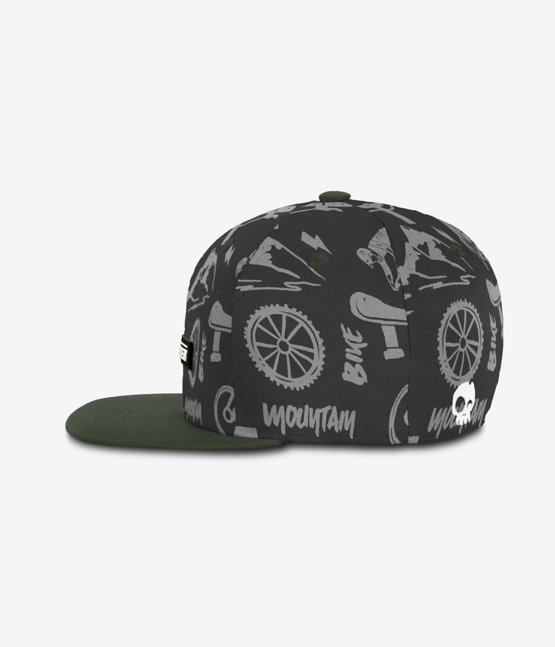 Gnarly Ride Snapback cap for babies and kids, product view 3