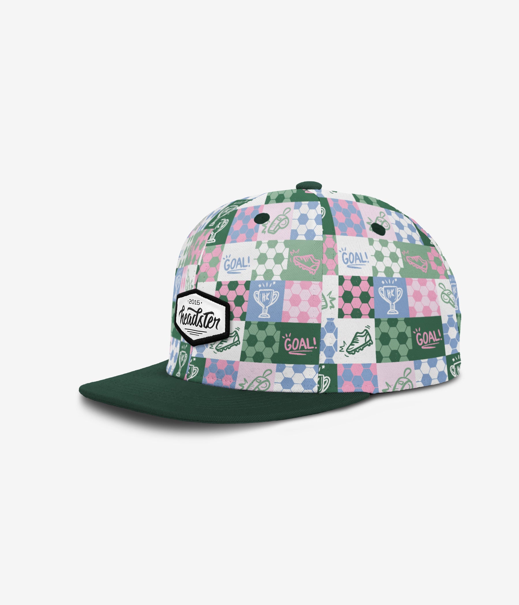 Goal Getter Snapback - White cap for babies and kids by Headster Kids