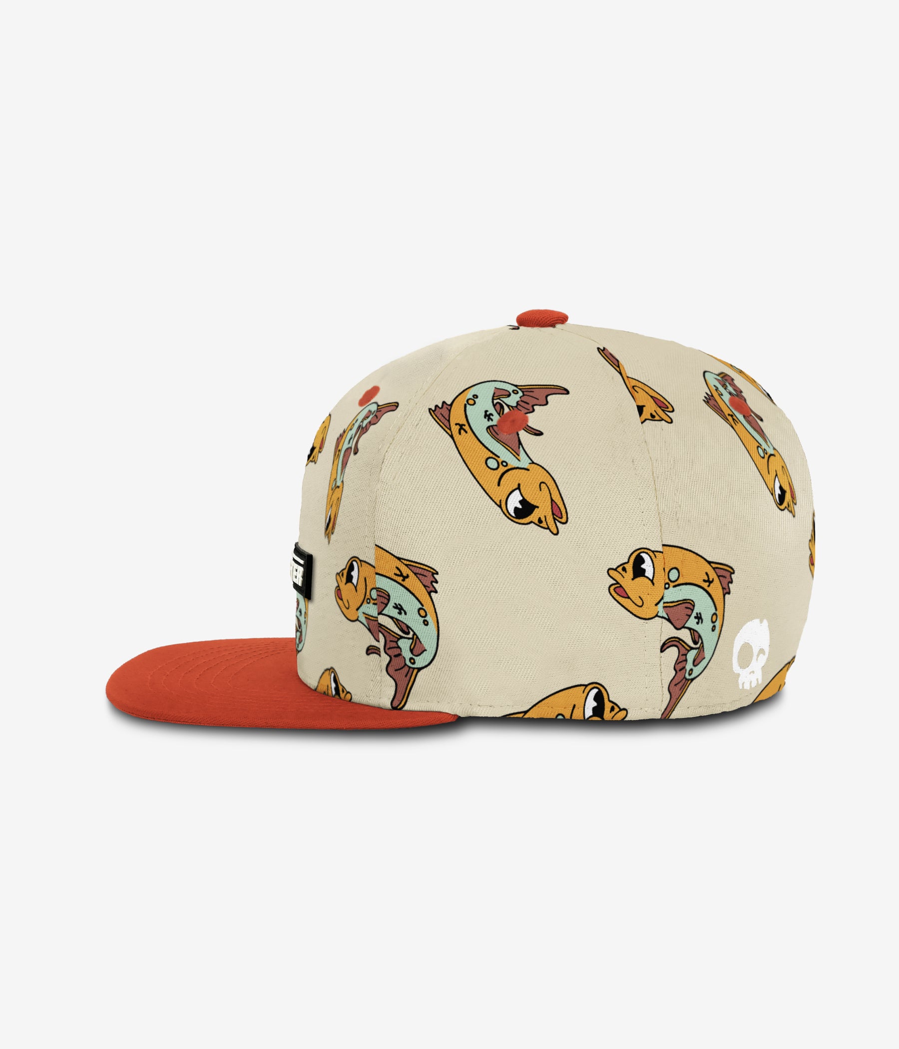 Gone fishing Snapback cap for babies and kids, product view 3