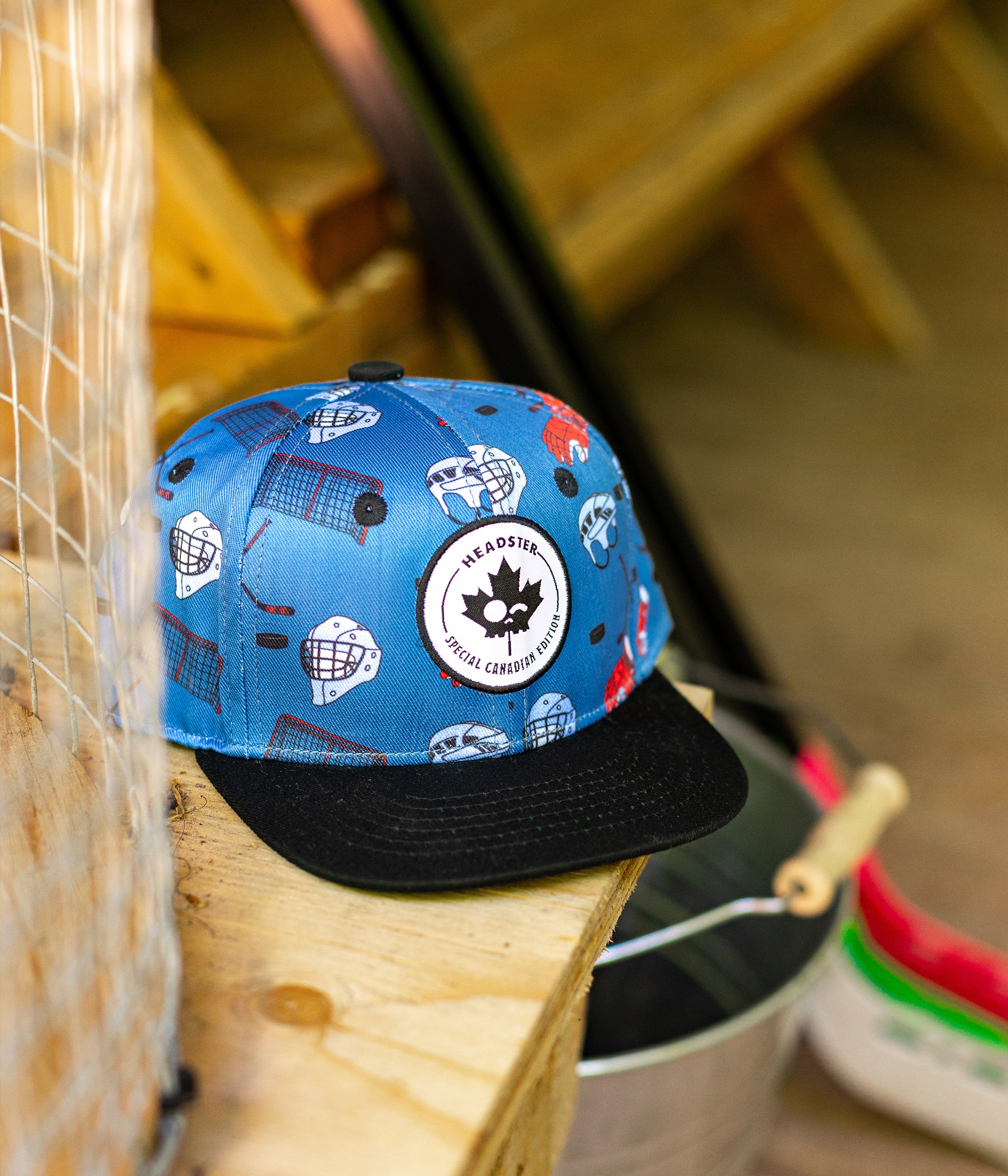 Hockey Night Snapback cap for babies and kids, product view 5