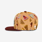 Home-Baked Snapback - Apricot cap for babies and kids, product view 3