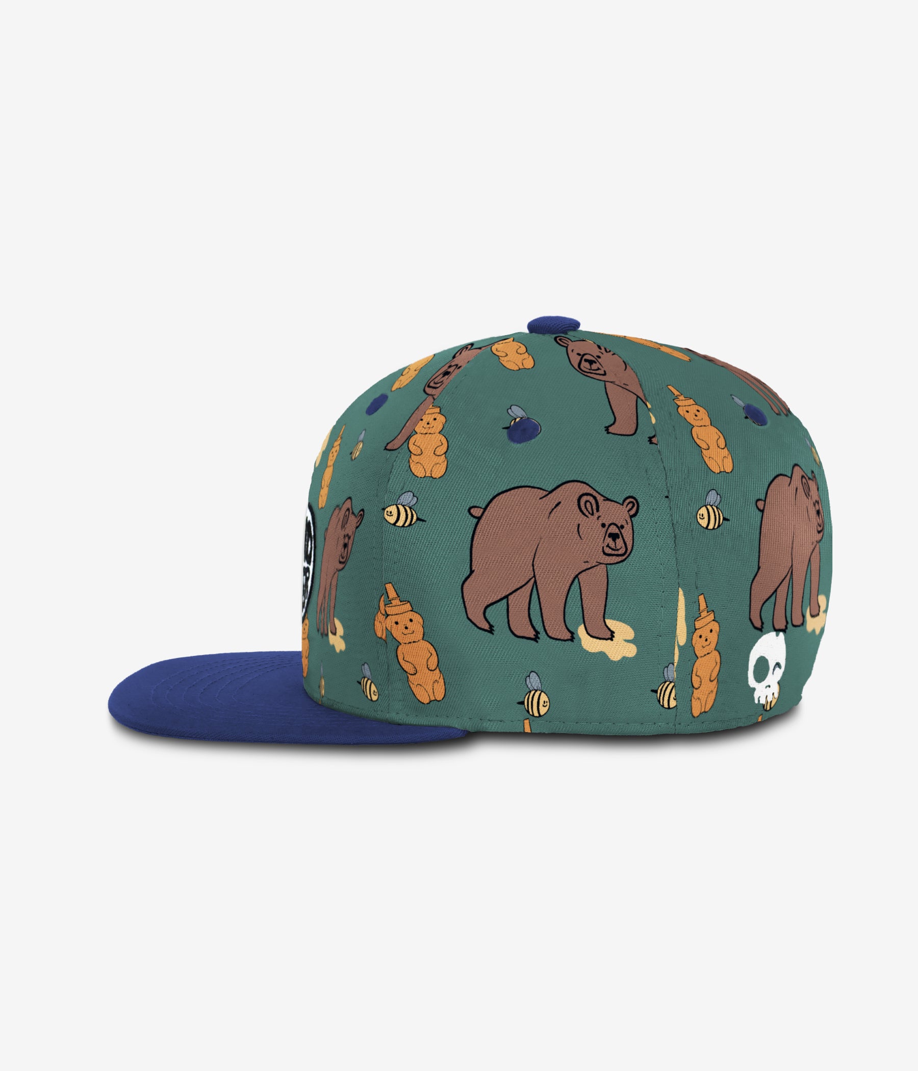 Honey Bear Snapback cap for babies and kids, product view 3