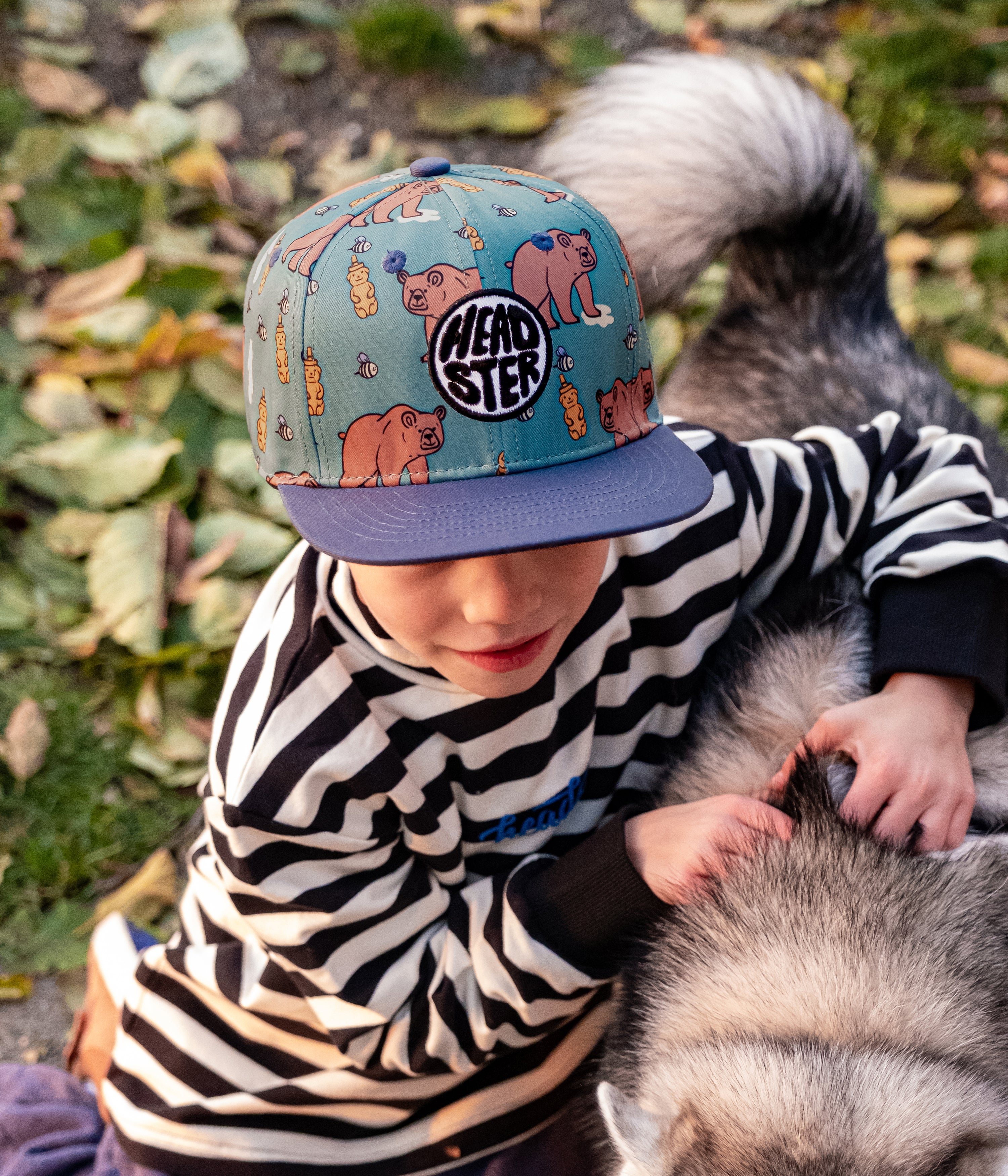 Honey Bear Snapback cap for babies and kids, product view 5