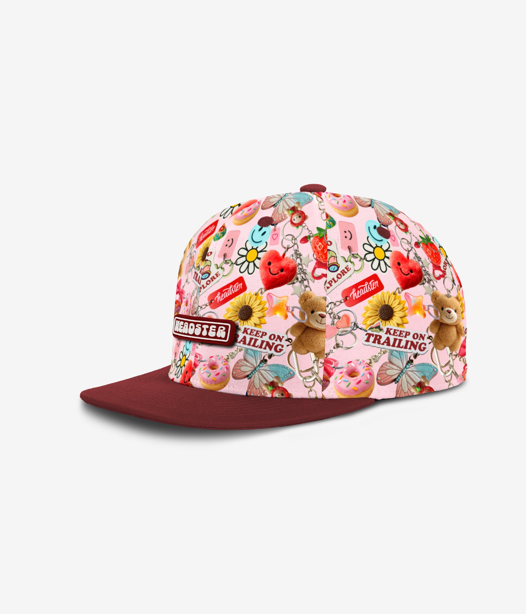 Keychain Snapback - Soft Pink cap for babies and kids by Headster Kids