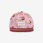 Kitty Charm Snapback - Smart Pink cap for babies and kids, product view 2