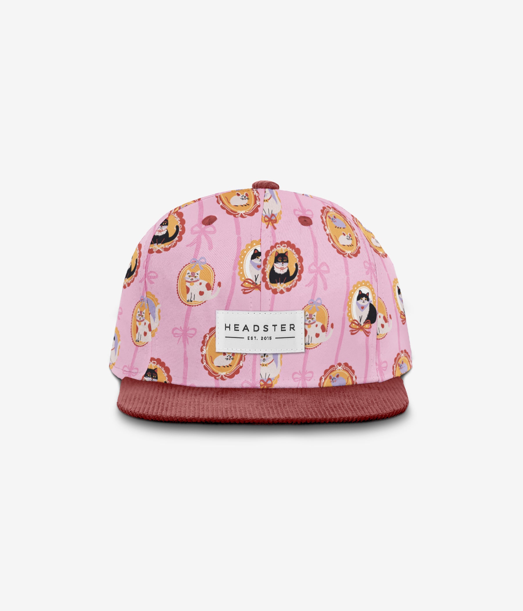 Kitty Charm Snapback - Smart Pink cap for babies and kids, product view 2