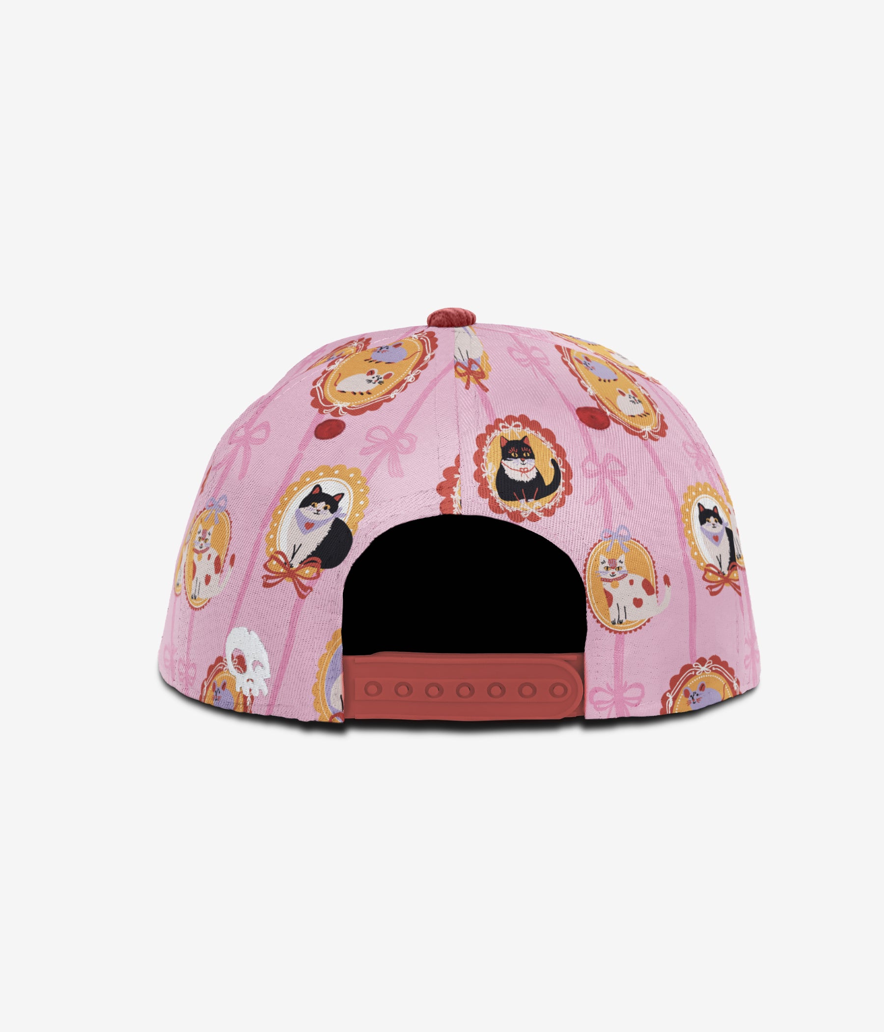 Kitty Charm Snapback - Smart Pink cap for babies and kids, product view 4