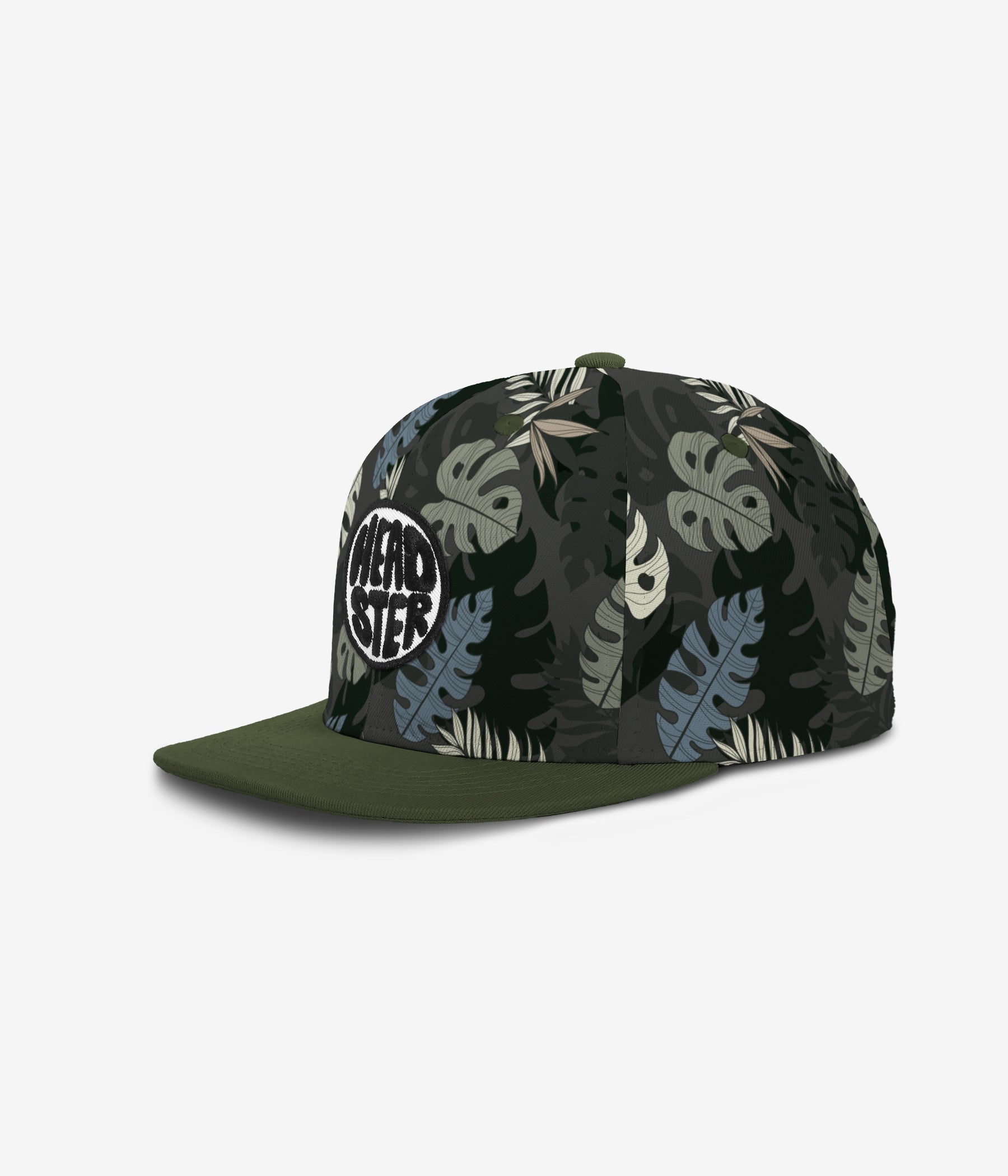 Leaf-Up Snapback - Charcoal cap for babies and kids by Headster Kids