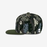 Leaf-Up Snapback - Charcoal cap for babies and kids, product view 3