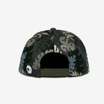 Leaf-Up Snapback - Charcoal cap for babies and kids, product view 4