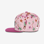 Mermaid Dreamland Snapback - Rosy cheeks cap for babies and kids, product view 3