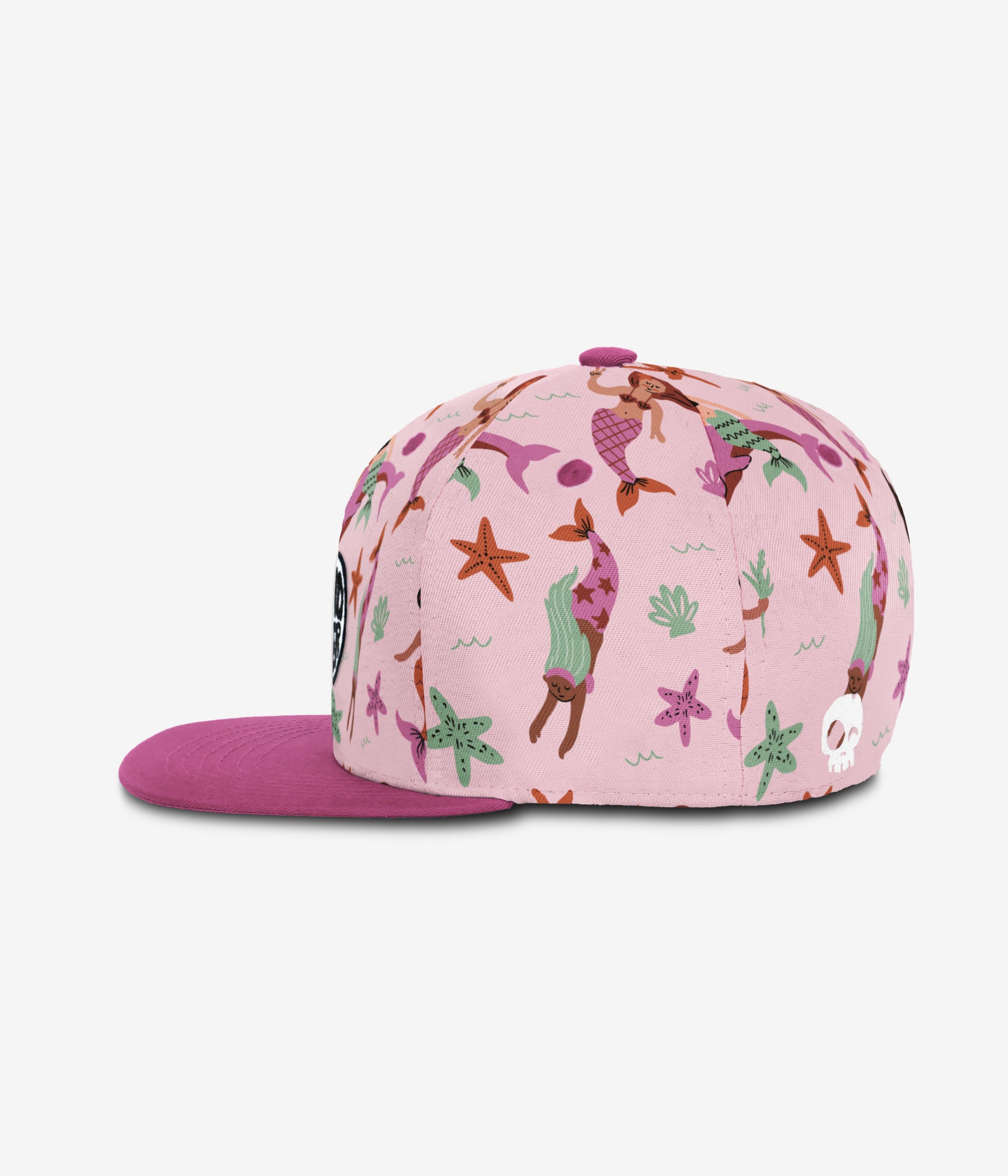 Mermaid Dreamland Snapback - Rosy cheeks cap for babies and kids, product view 3