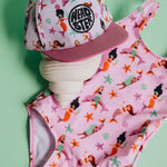 Mermaid Dreamland Snapback - Rosy cheeks cap for babies and kids, product view 5