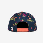 Midnight Meadow Snapback - True Indigo cap for babies and kids, product view 4