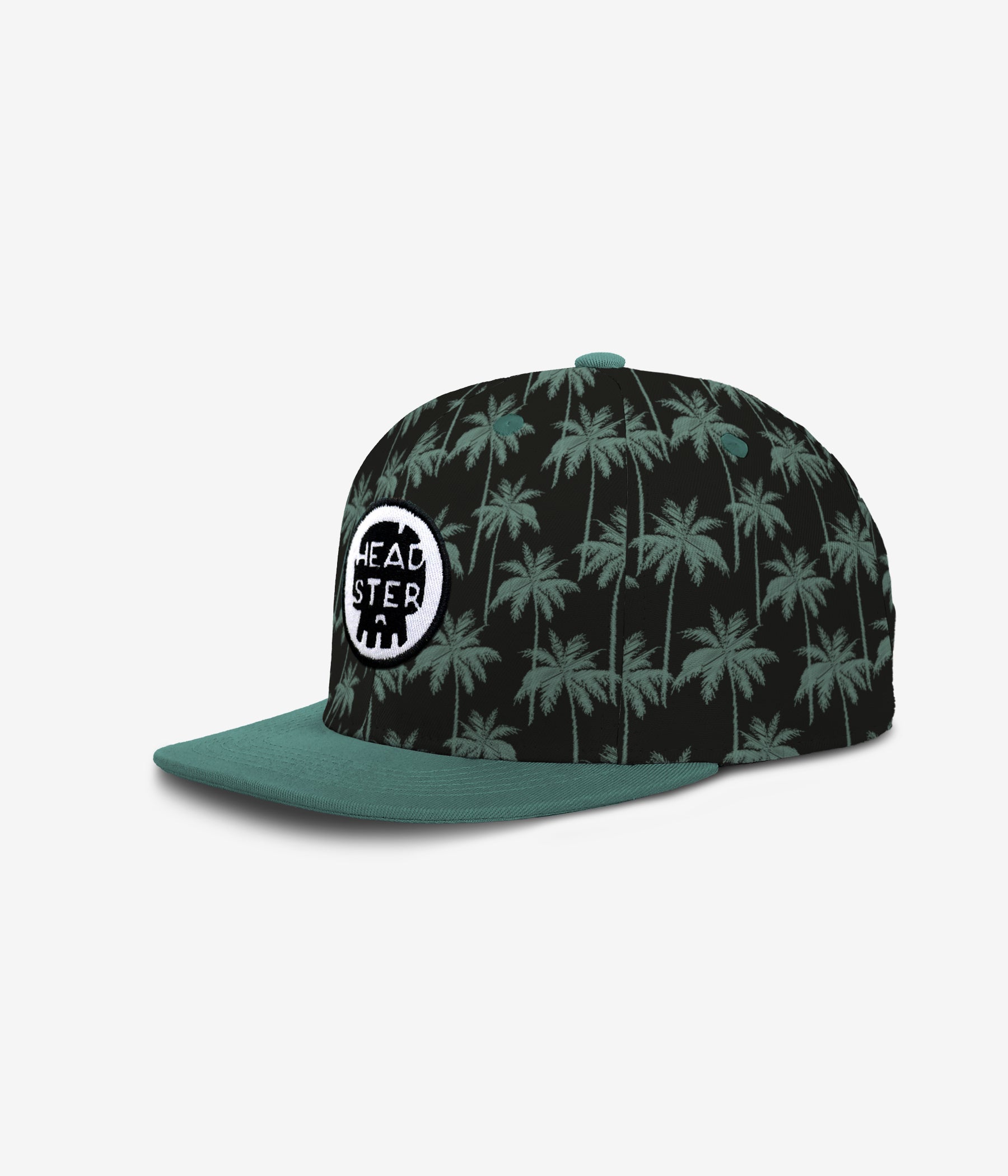 Midnight Palms Snapback - Black cap for babies and kids by Headster Kids