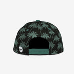 Midnight Palms Snapback - Black cap for babies and kids, product view 4